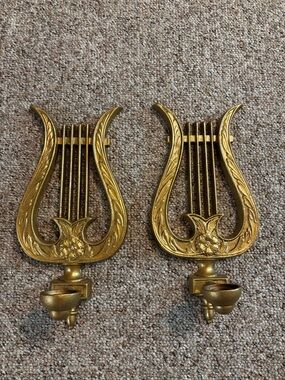 Vintage Hoda 1978 Pair of Sconces